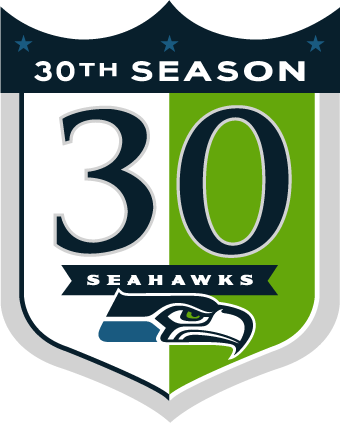 Seattle Seahawks 2005 Anniversary Logo iron on paper